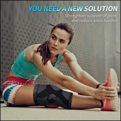 Professional Knee Brace, Compression Knee Support with Patella Gel Pad & Side Stabilizers, Medical Knee Sleeve for Pain Relief, ACL,PCL, Meniscus, Injury Recovery, Arthritis, Sports, Workout...
