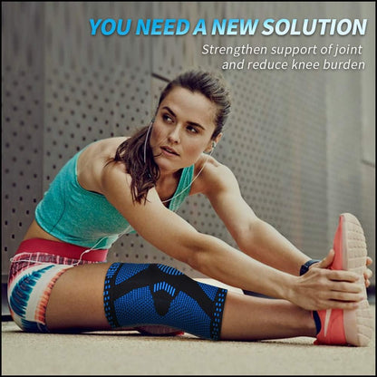 Professional Knee Brace, Compression Knee Support with Patella Gel Pad & Side Stabilizers, Medical Knee Sleeve for Pain Relief, ACL,PCL, Meniscus, Injury Recovery, Arthritis, Sports, Workout...