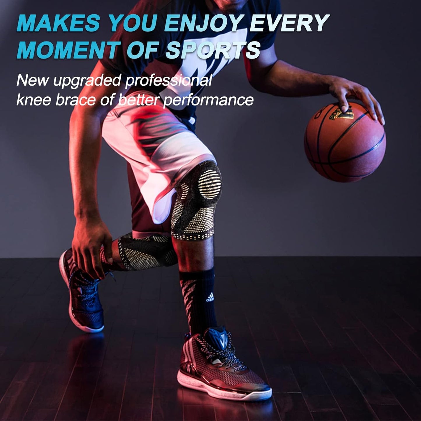 Professional Knee Brace, Compression Knee Support with Patella Gel Pad & Side Stabilizers, Medical Knee Sleeve for Pain Relief, ACL,PCL, Meniscus, Injury Recovery, Arthritis, Sports, Workout...