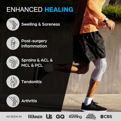 Professional Knee Brace, Compression Knee Support with Patella Gel Pad & Side Stabilizers, Medical Knee Sleeve for Pain Relief, ACL,PCL, Meniscus, Injury Recovery, Arthritis, Sports, Workout...
