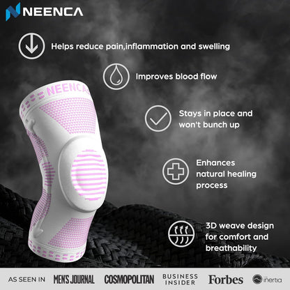 Professional Knee Brace, Compression Knee Support with Patella Gel Pad & Side Stabilizers, Medical Knee Sleeve for Pain Relief, ACL,PCL, Meniscus, Injury Recovery, Arthritis, Sports, Workout...