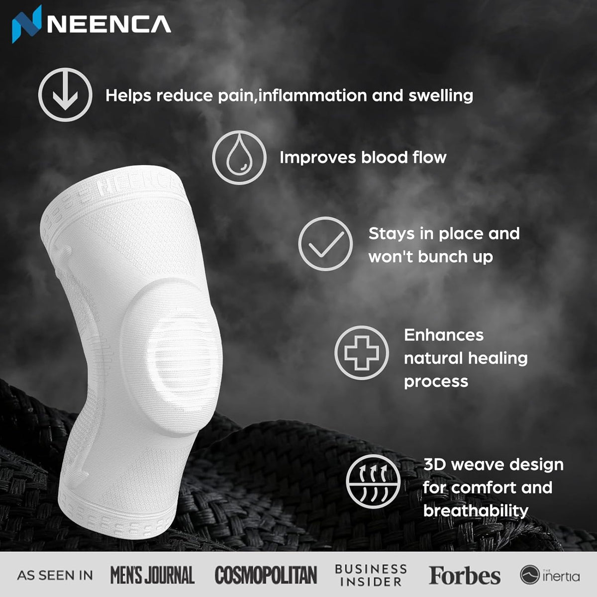 Professional Knee Brace, Compression Knee Support with Patella Gel Pad & Side Stabilizers, Medical Knee Sleeve for Pain Relief, ACL,PCL, Meniscus, Injury Recovery, Arthritis, Sports, Workout...
