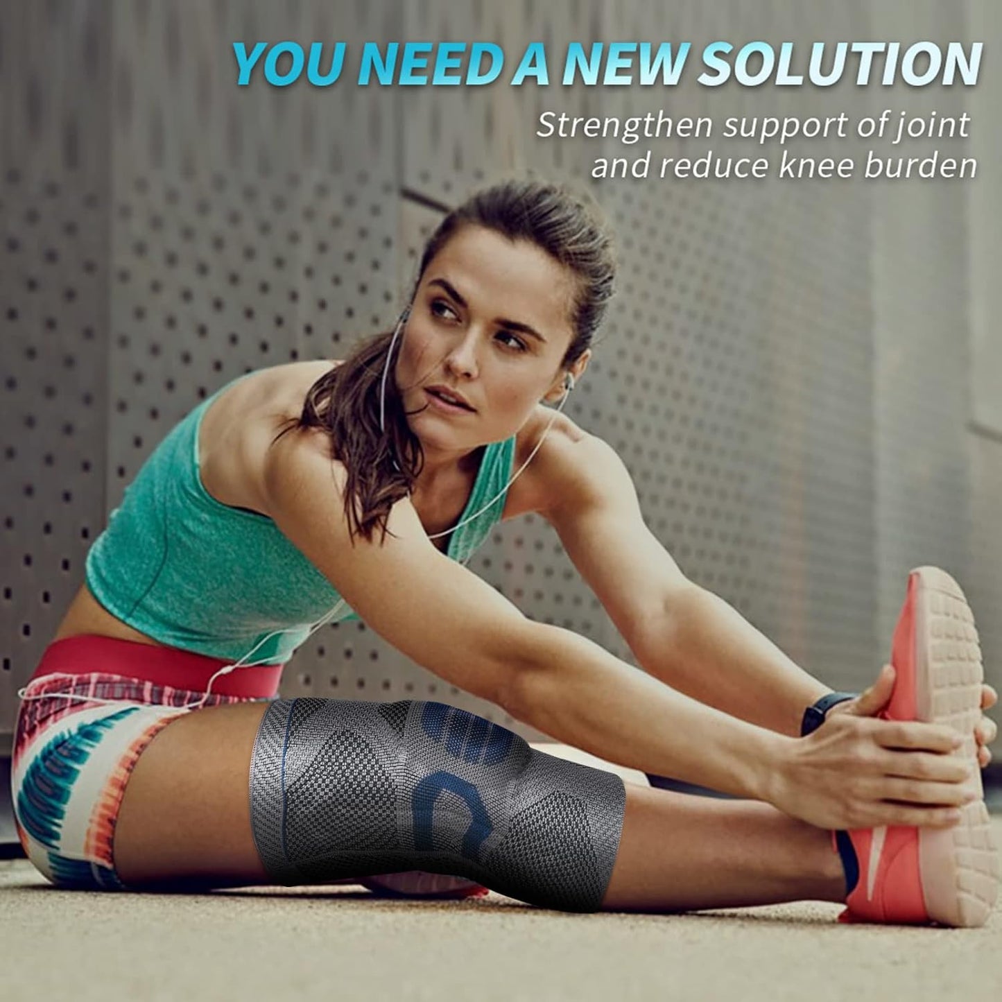 Professional Knee Brace, Compression Knee Support with Patella Gel Pad & Side Stabilizers, Medical Knee Sleeve for Pain Relief, ACL,PCL, Meniscus, Injury Recovery, Arthritis, Sports, Workout...