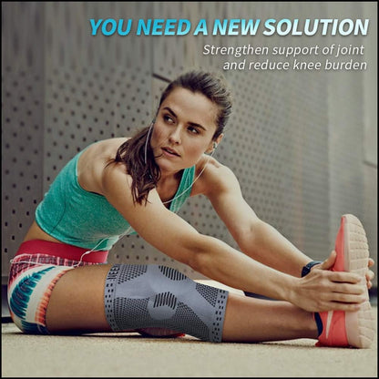 Professional Knee Brace, Compression Knee Support with Patella Gel Pad & Side Stabilizers, Medical Knee Sleeve for Pain Relief, ACL,PCL, Meniscus, Injury Recovery, Arthritis, Sports, Workout...