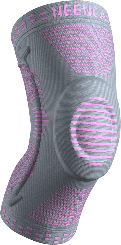 Professional Knee Brace, Compression Knee Support with Patella Gel Pad & Side Stabilizers, Medical Knee Sleeve for Pain Relief, ACL,PCL, Meniscus, Injury Recovery, Arthritis, Sports, Workout...