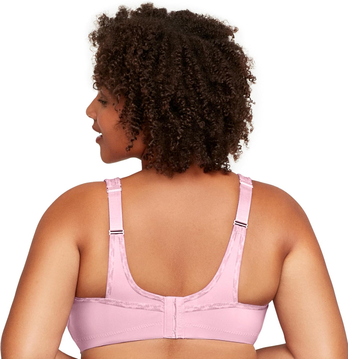 Full Figure Plus Size No-Bounce Camisole Sports Bra Wirefree #1066 - Colors B