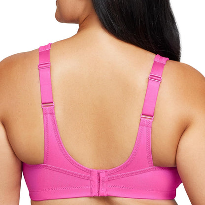 Full Figure Plus Size No-Bounce Camisole Sports Bra Wirefree #1066 - Colors B