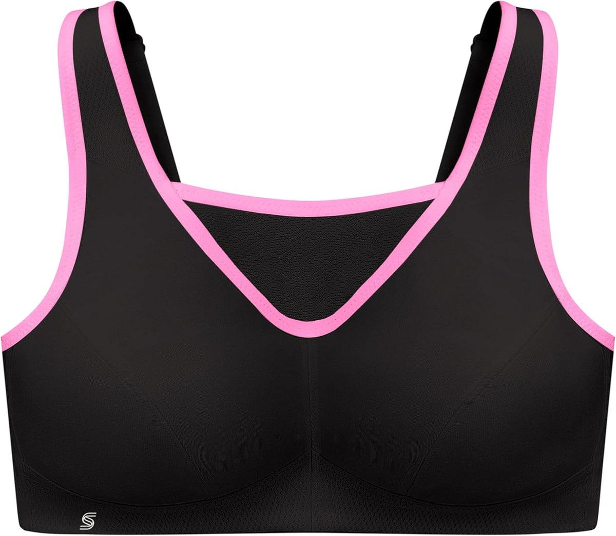 Full Figure Plus Size No-Bounce Camisole Sports Bra Wirefree #1066 - Colors B