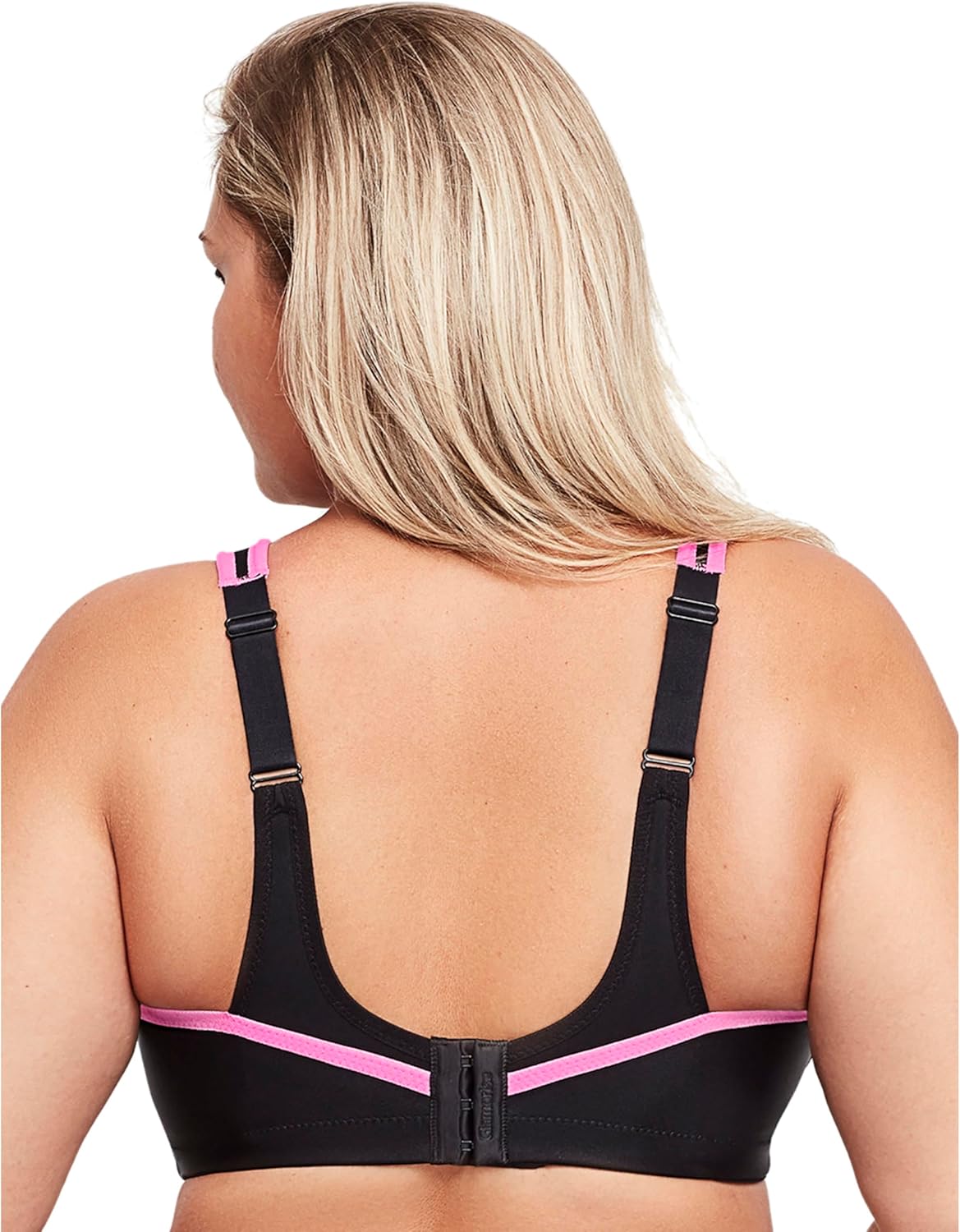 Full Figure Plus Size No-Bounce Camisole Sports Bra Wirefree #1066 - Colors B