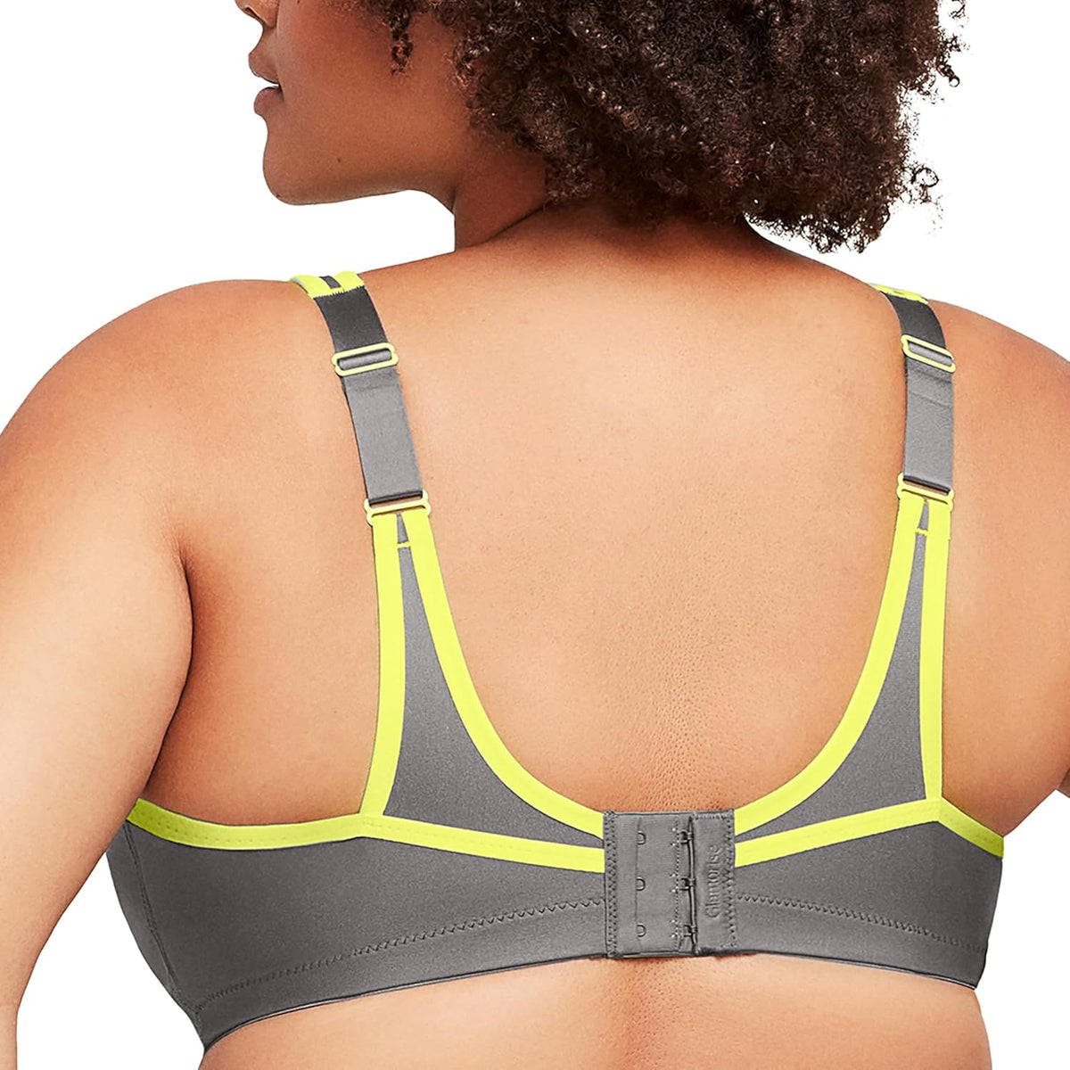 Full Figure Plus Size No-Bounce Camisole Sports Bra Wirefree #1066 - Colors B