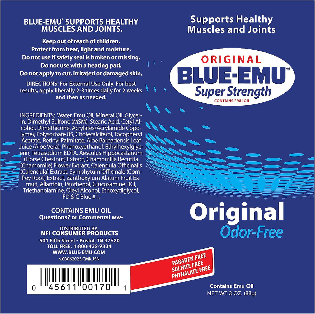 Original Super Strength Cream, Daily Muscle & Joint Support, 4 oz