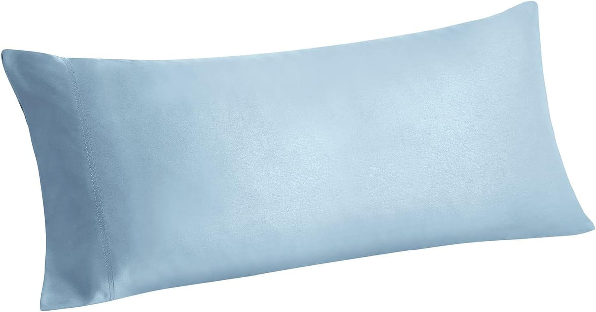 Pillow Cases Standard Size 2Pcs, Rayon from Bamboo, Haze Blue
