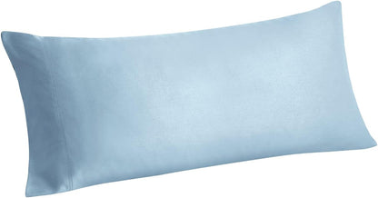 Pillow Cases Standard Size 2Pcs, Rayon from Bamboo, Haze Blue
