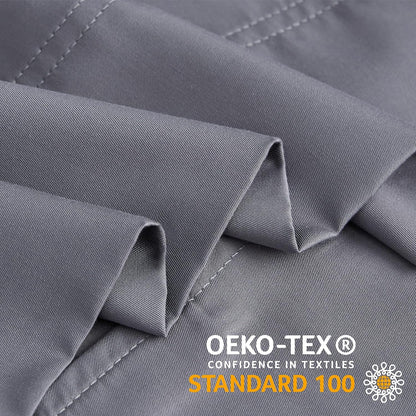 Pillow Cases Standard Size 2Pcs, Rayon from Bamboo, Haze Blue