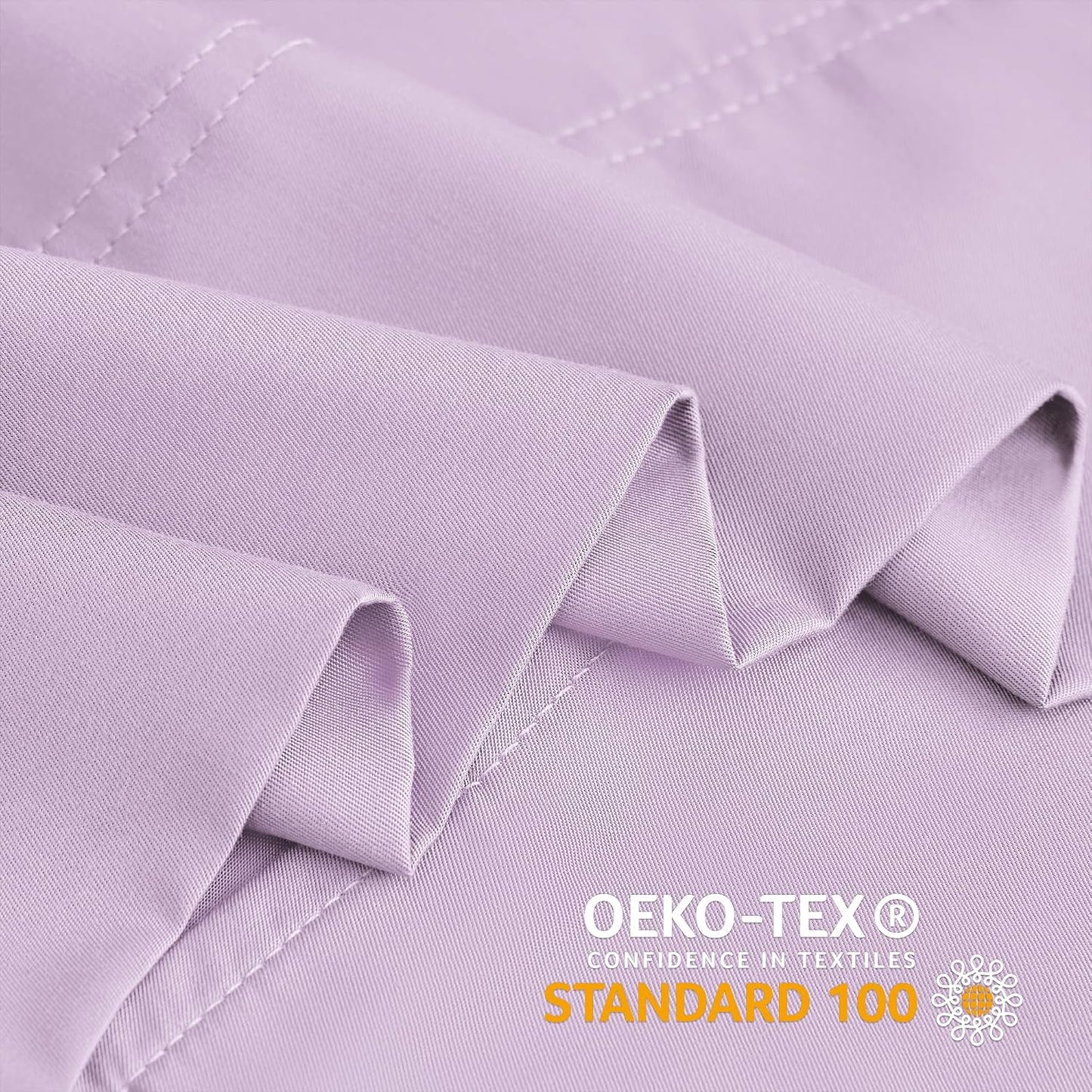 Pillow Cases Standard Size 2Pcs, Rayon from Bamboo, Haze Blue