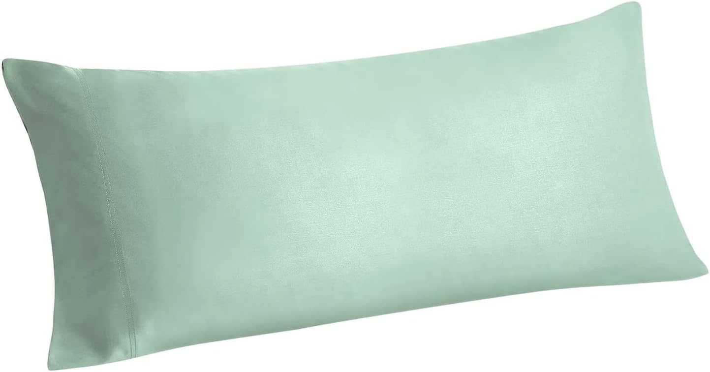 Pillow Cases Standard Size 2Pcs, Rayon from Bamboo, Haze Blue