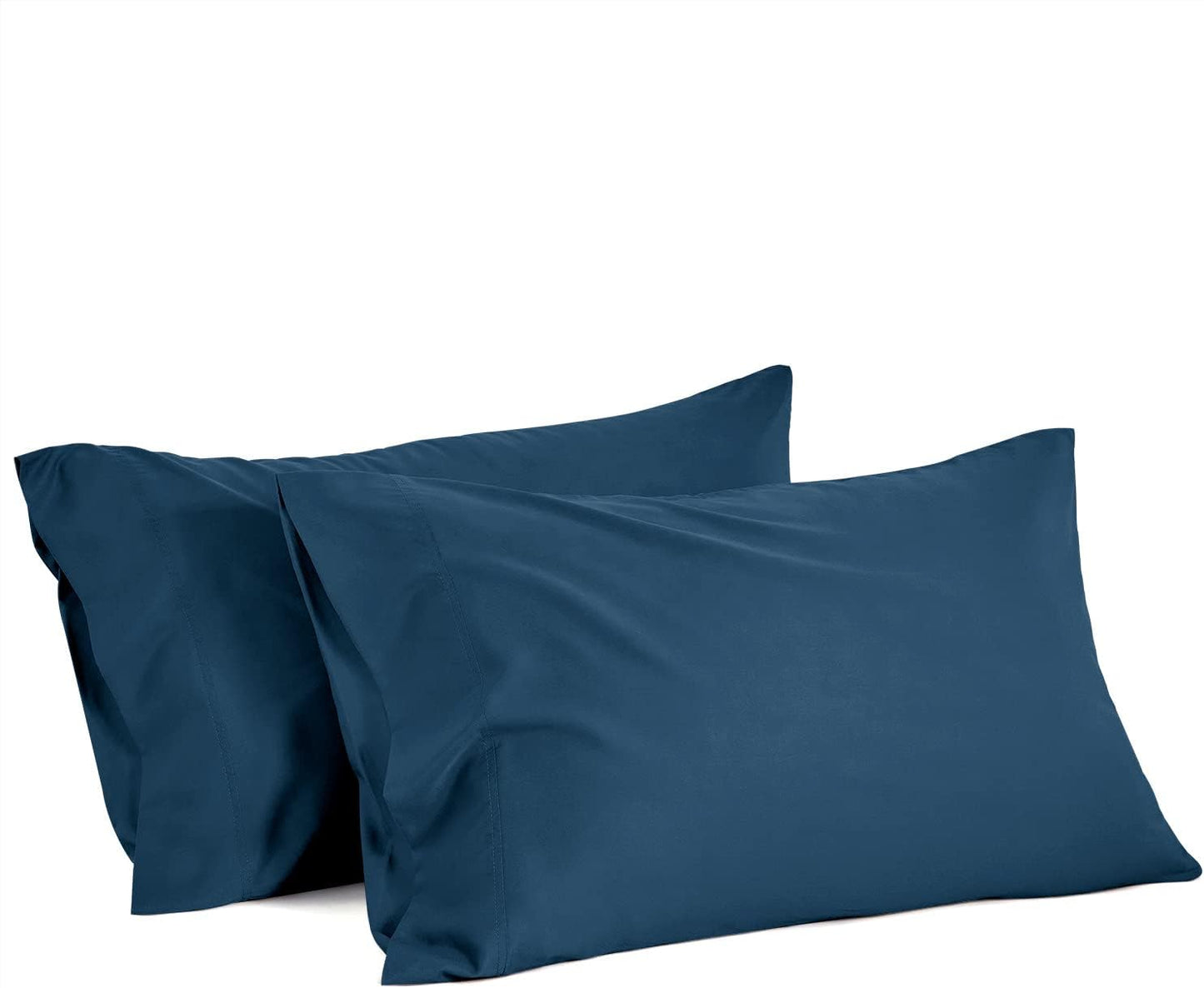Pillow Cases Standard Size 2Pcs, Rayon from Bamboo, Haze Blue