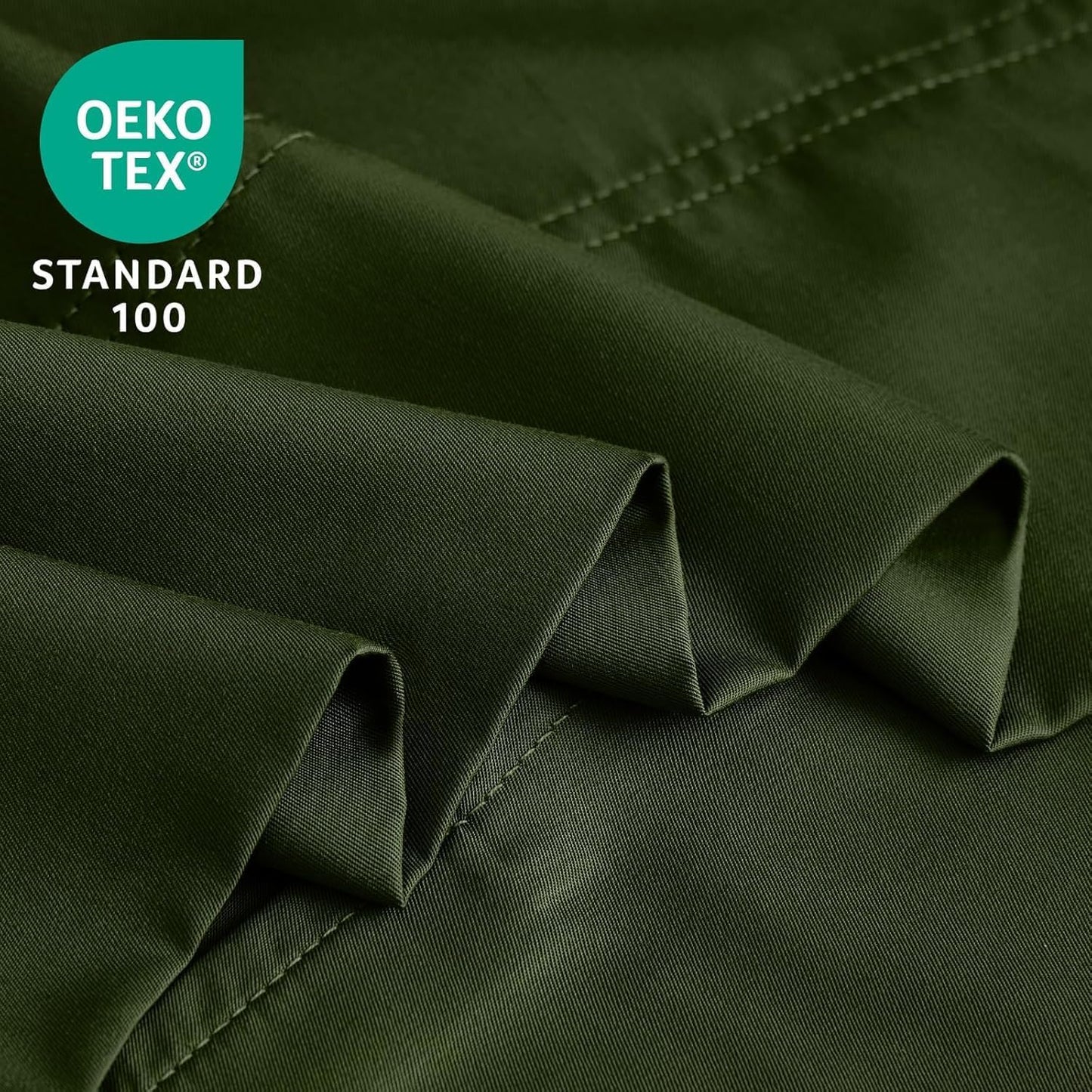 Pillow Cases Standard Size 2Pcs, Rayon from Bamboo, Haze Blue