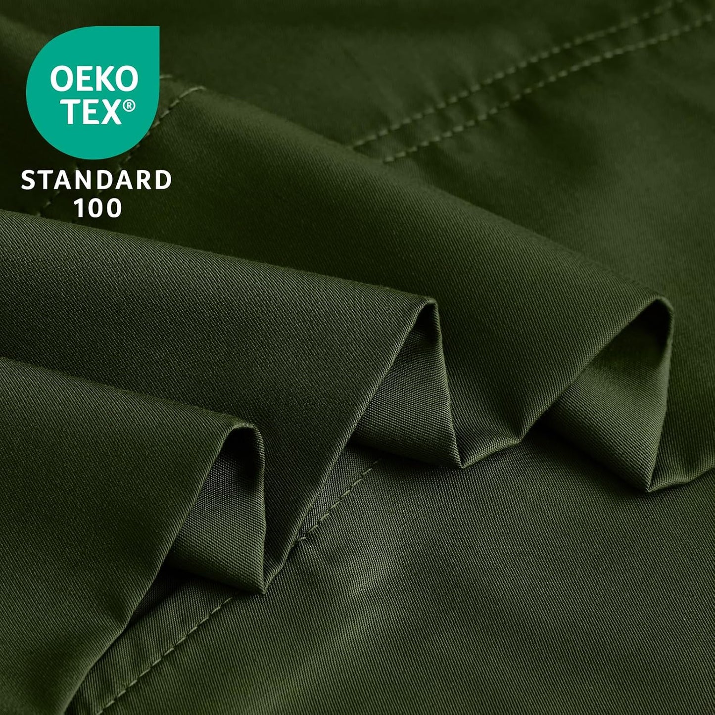 Pillow Cases Standard Size 2Pcs, Rayon from Bamboo, Haze Blue