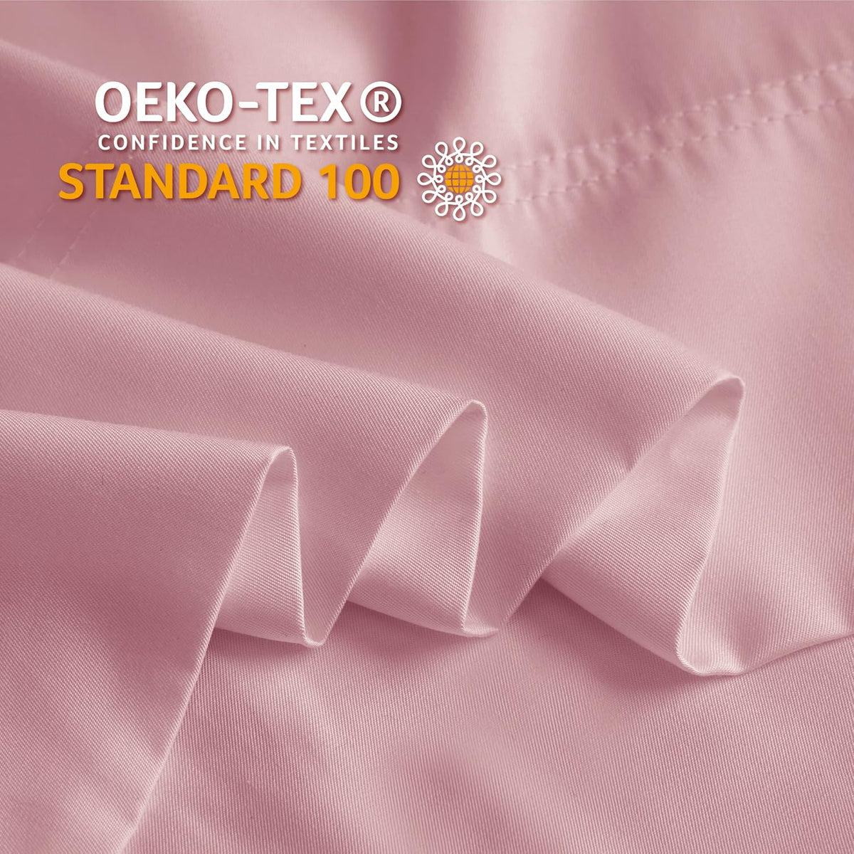 Pillow Cases Standard Size 2Pcs, Rayon from Bamboo, Haze Blue