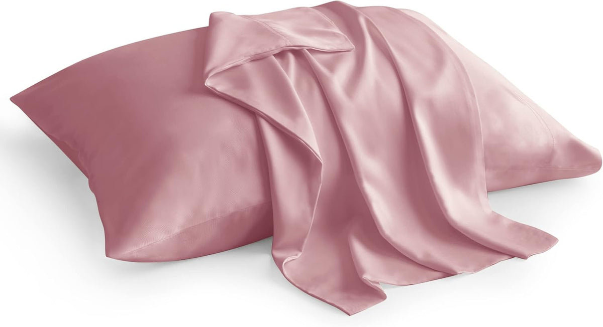 Pillow Cases Standard Size 2Pcs, Rayon from Bamboo, Haze Blue