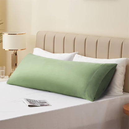 Pillow Cases Standard Size 2Pcs, Rayon from Bamboo, Haze Blue