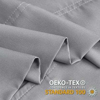 Pillow Cases Standard Size 2Pcs, Rayon from Bamboo, Haze Blue