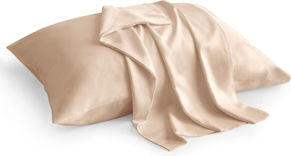Pillow Cases Standard Size 2Pcs, Rayon from Bamboo, Haze Blue