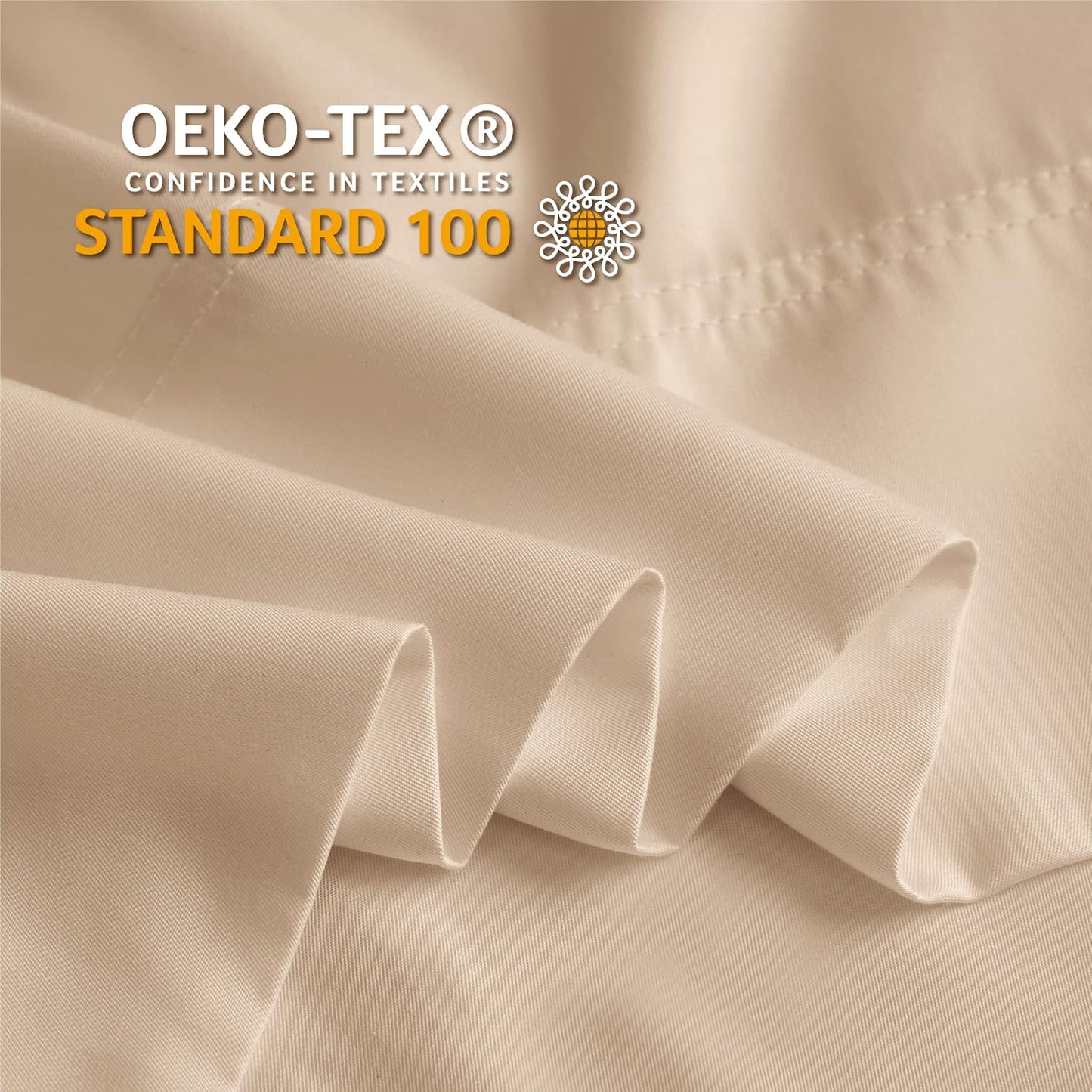 Pillow Cases Standard Size 2Pcs, Rayon from Bamboo, Haze Blue