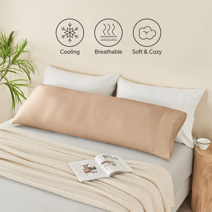 Pillow Cases Standard Size 2Pcs, Rayon from Bamboo, Haze Blue