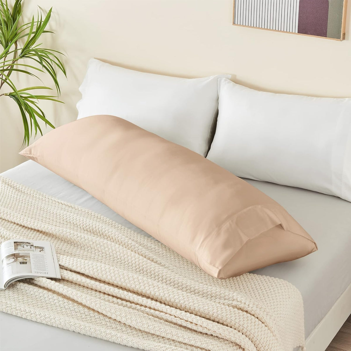 Pillow Cases Standard Size 2Pcs, Rayon from Bamboo, Haze Blue