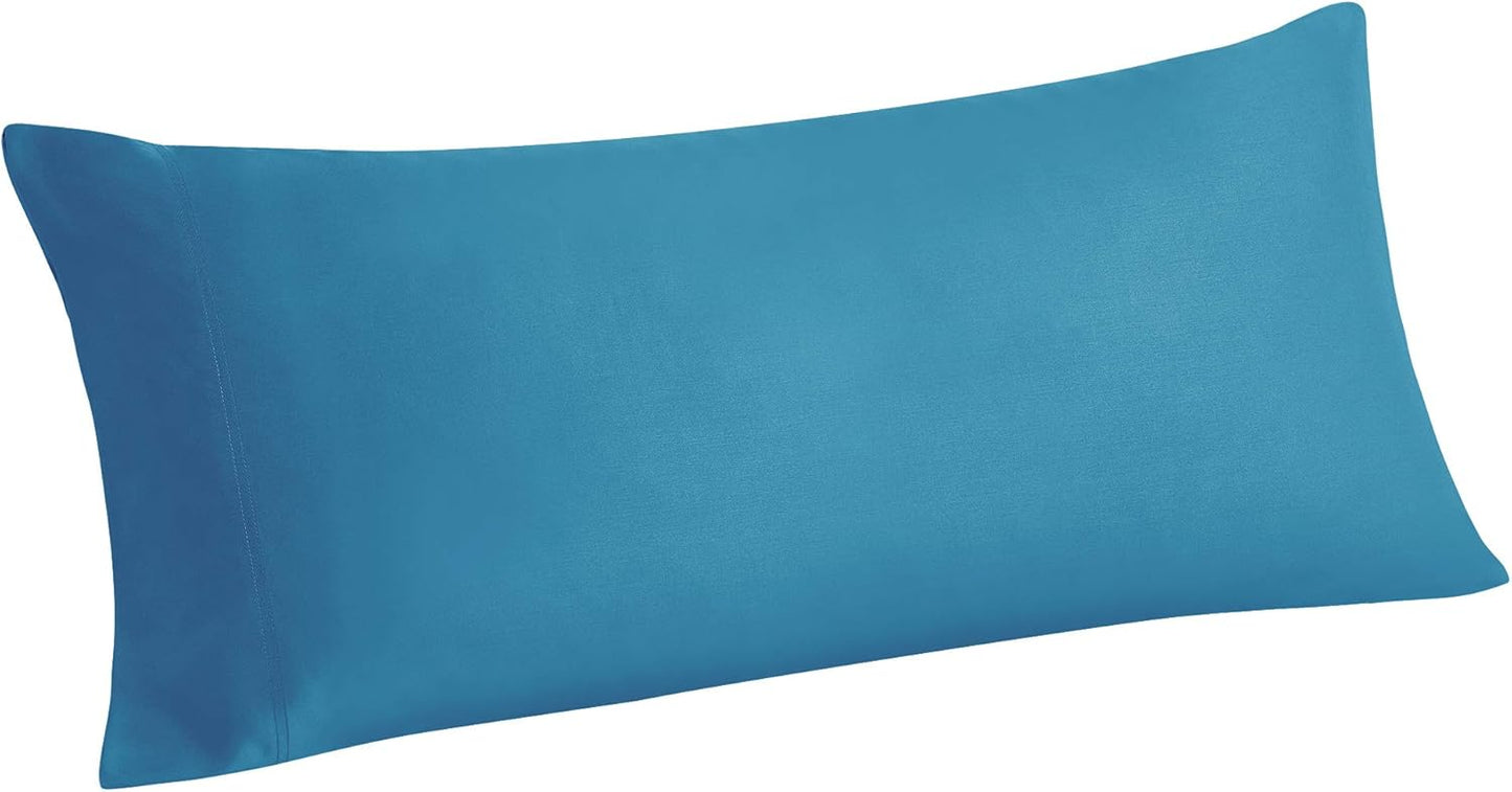 Pillow Cases Standard Size 2Pcs, Rayon from Bamboo, Haze Blue