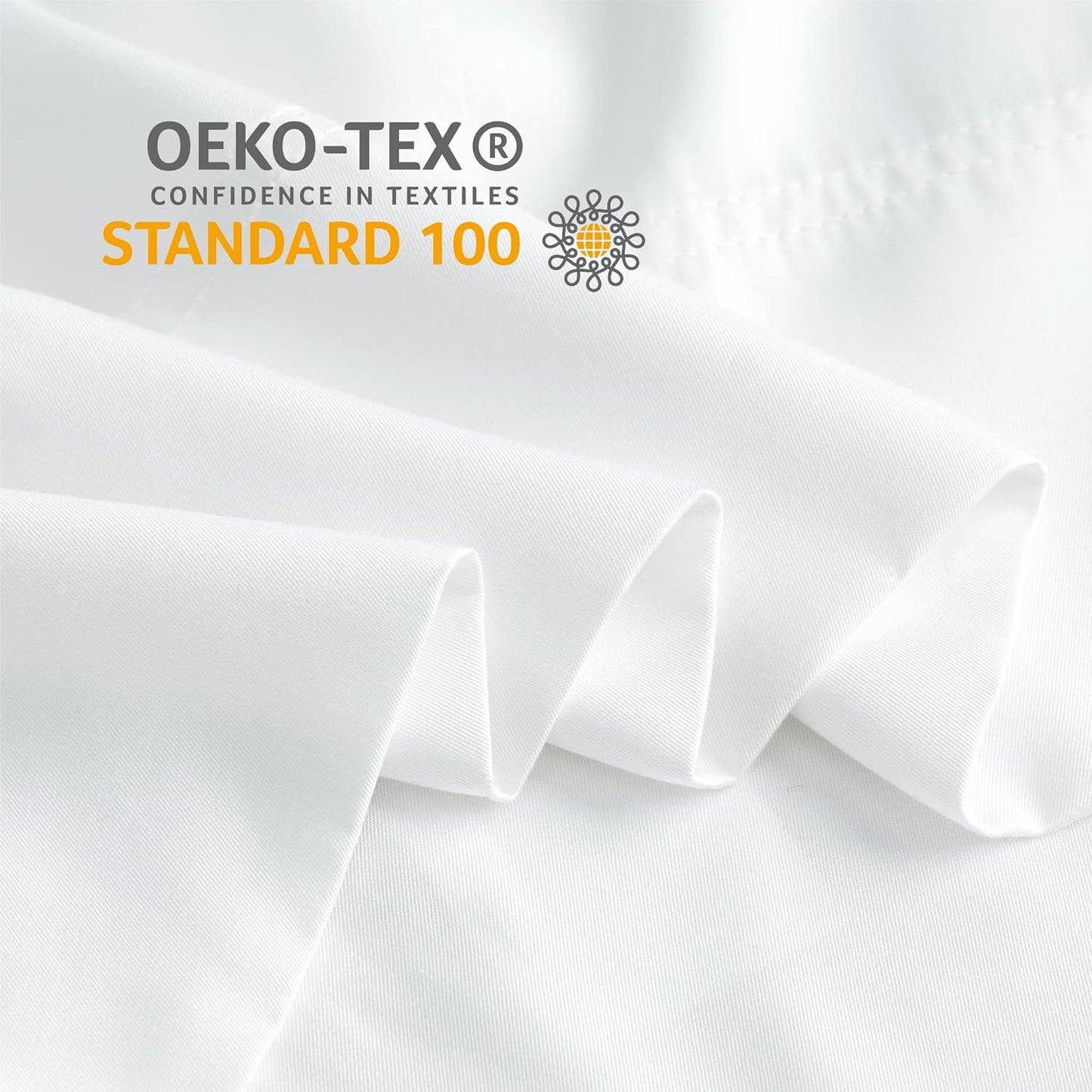 Pillow Cases Standard Size 2Pcs, Rayon from Bamboo, Haze Blue