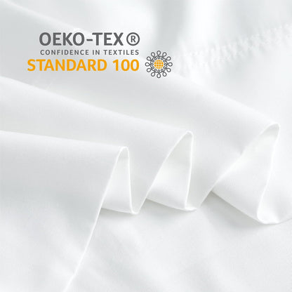 Pillow Cases Standard Size 2Pcs, Rayon from Bamboo, Haze Blue