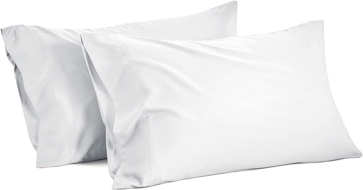 Pillow Cases Standard Size 2Pcs, Rayon from Bamboo, Haze Blue