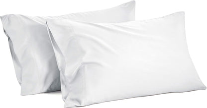 Pillow Cases Standard Size 2Pcs, Rayon from Bamboo, Haze Blue