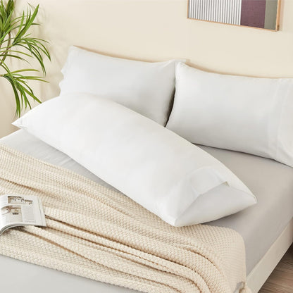 Pillow Cases Standard Size 2Pcs, Rayon from Bamboo, Haze Blue