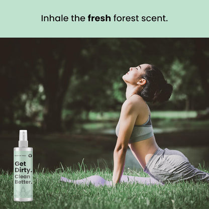 Yoga Mat Cleaner Spray – Spa-Like Scent | Eco-Friendly Formula | Neutralizes Sweat & Odor | Helps Protect Your Mat | 8 oz | Plant-Based, Made in USA