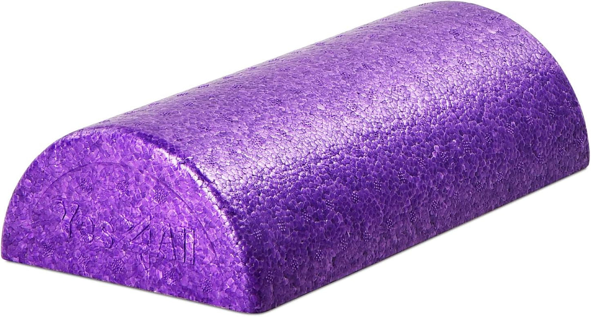 High-Density EPP Half Round Back Roller Foam, Exercise Foam Roller for Yoga, Pilates & Stretching - 12, 18, 24, 36 inch