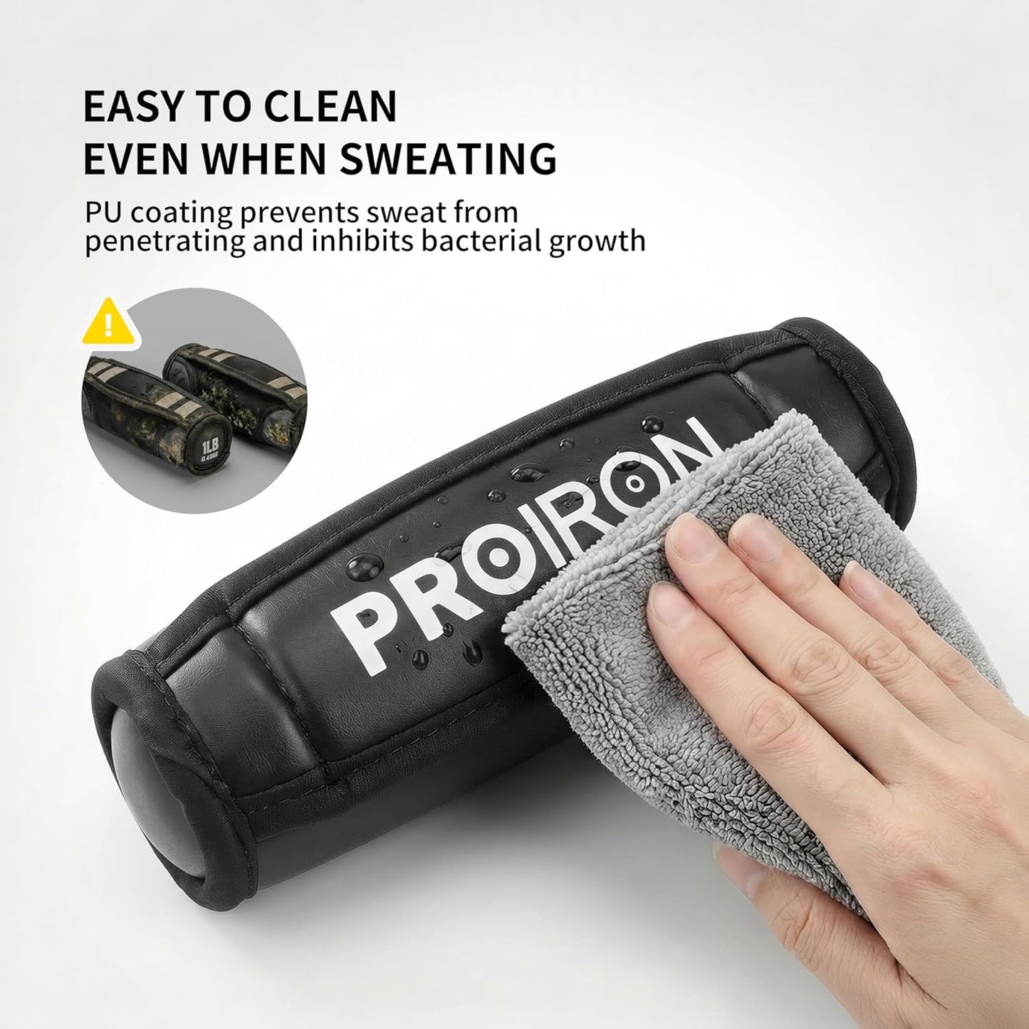 Soft Hand Weights, 1LB Pair Soft Weights with Hand Straps,Walking Hand Weights for Yoga, Pilates, Jogging and Physical Therapy