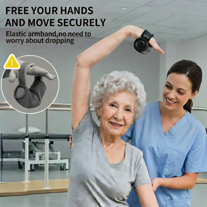 Soft Hand Weights, 1LB Pair Soft Weights with Hand Straps,Walking Hand Weights for Yoga, Pilates, Jogging and Physical Therapy