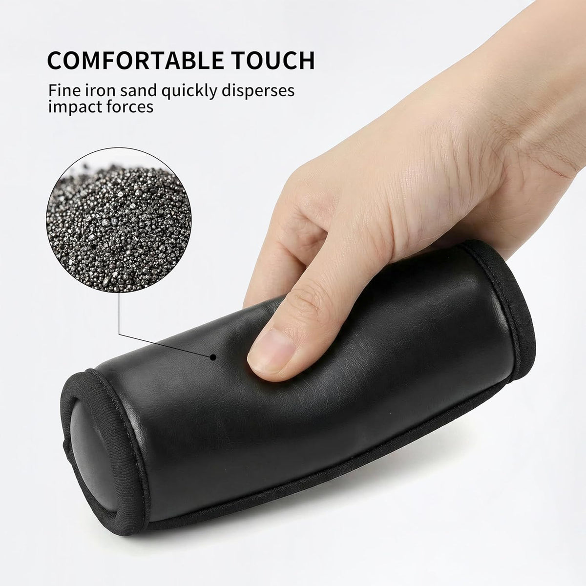 Soft Hand Weights, 1LB Pair Soft Weights with Hand Straps,Walking Hand Weights for Yoga, Pilates, Jogging and Physical Therapy