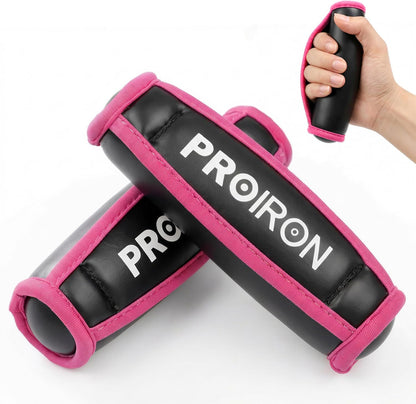 Soft Hand Weights, 1LB Pair Soft Weights with Hand Straps,Walking Hand Weights for Yoga, Pilates, Jogging and Physical Therapy