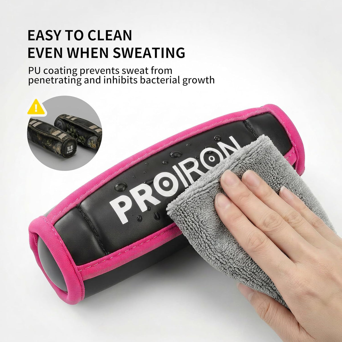 Soft Hand Weights, 1LB Pair Soft Weights with Hand Straps,Walking Hand Weights for Yoga, Pilates, Jogging and Physical Therapy