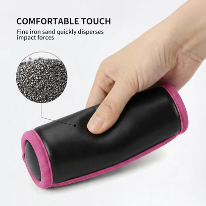 Soft Hand Weights, 1LB Pair Soft Weights with Hand Straps,Walking Hand Weights for Yoga, Pilates, Jogging and Physical Therapy