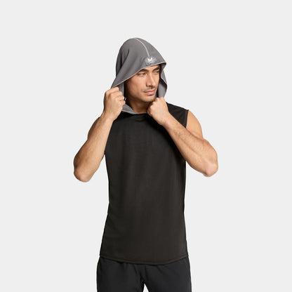 Cooling Hoodie Towel, Evaporative Cool Technology, Cools Instantly When Wet, UPF 50 Sun Protection, Contours Your Head to Stay in Place, Great for Sports, Fitness, Gym