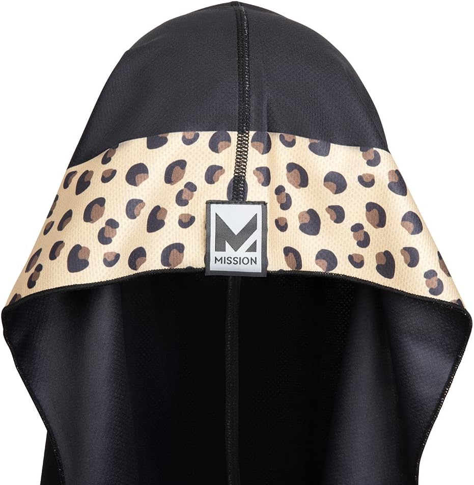 Cooling Hoodie Towel, Evaporative Cool Technology, Cools Instantly When Wet, UPF 50 Sun Protection, Contours Your Head to Stay in Place, Great for Sports, Fitness, Gym
