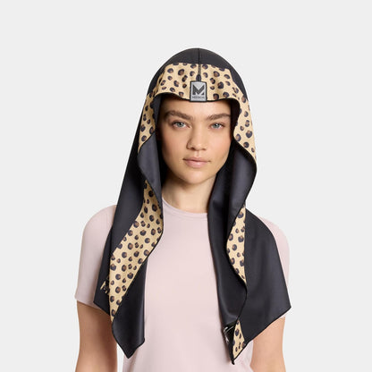 Cooling Hoodie Towel, Evaporative Cool Technology, Cools Instantly When Wet, UPF 50 Sun Protection, Contours Your Head to Stay in Place, Great for Sports, Fitness, Gym