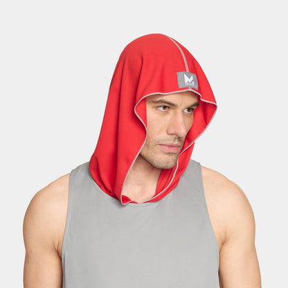 Cooling Hoodie Towel, Evaporative Cool Technology, Cools Instantly When Wet, UPF 50 Sun Protection, Contours Your Head to Stay in Place, Great for Sports, Fitness, Gym