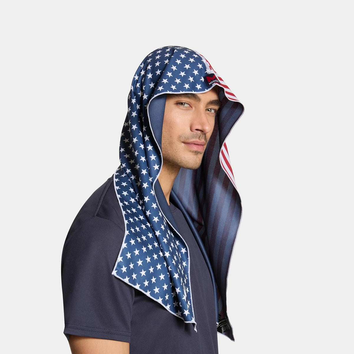 Cooling Hoodie Towel, Evaporative Cool Technology, Cools Instantly When Wet, UPF 50 Sun Protection, Contours Your Head to Stay in Place, Great for Sports, Fitness, Gym
